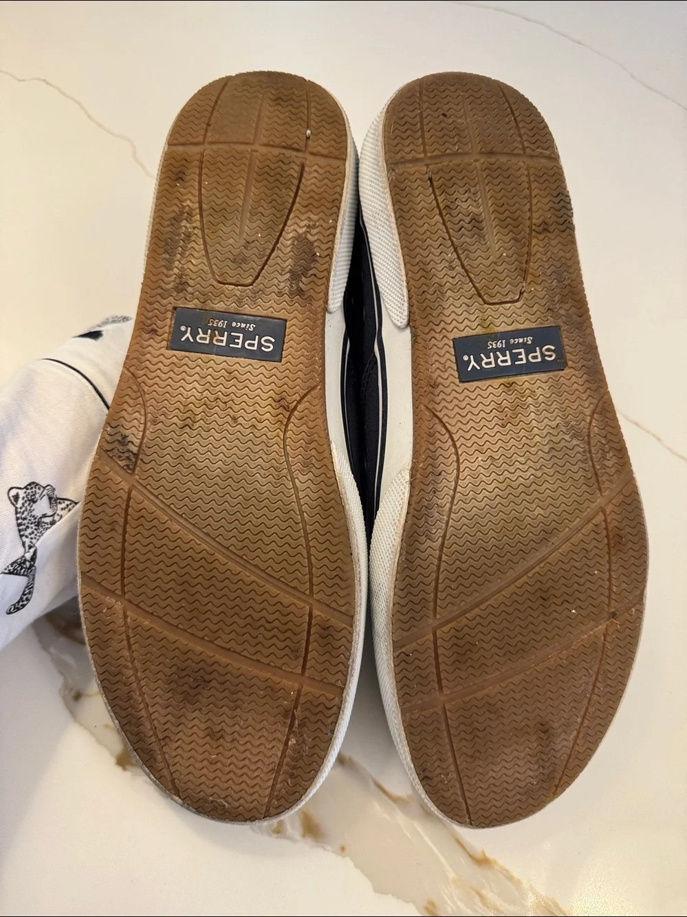 Sperry Navy Top Sider Canvas Lace-Up Men’s Shoes